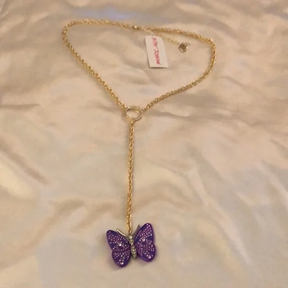 Betsey Johnson Jewelry Betsey Johnson Gold Tone Purple